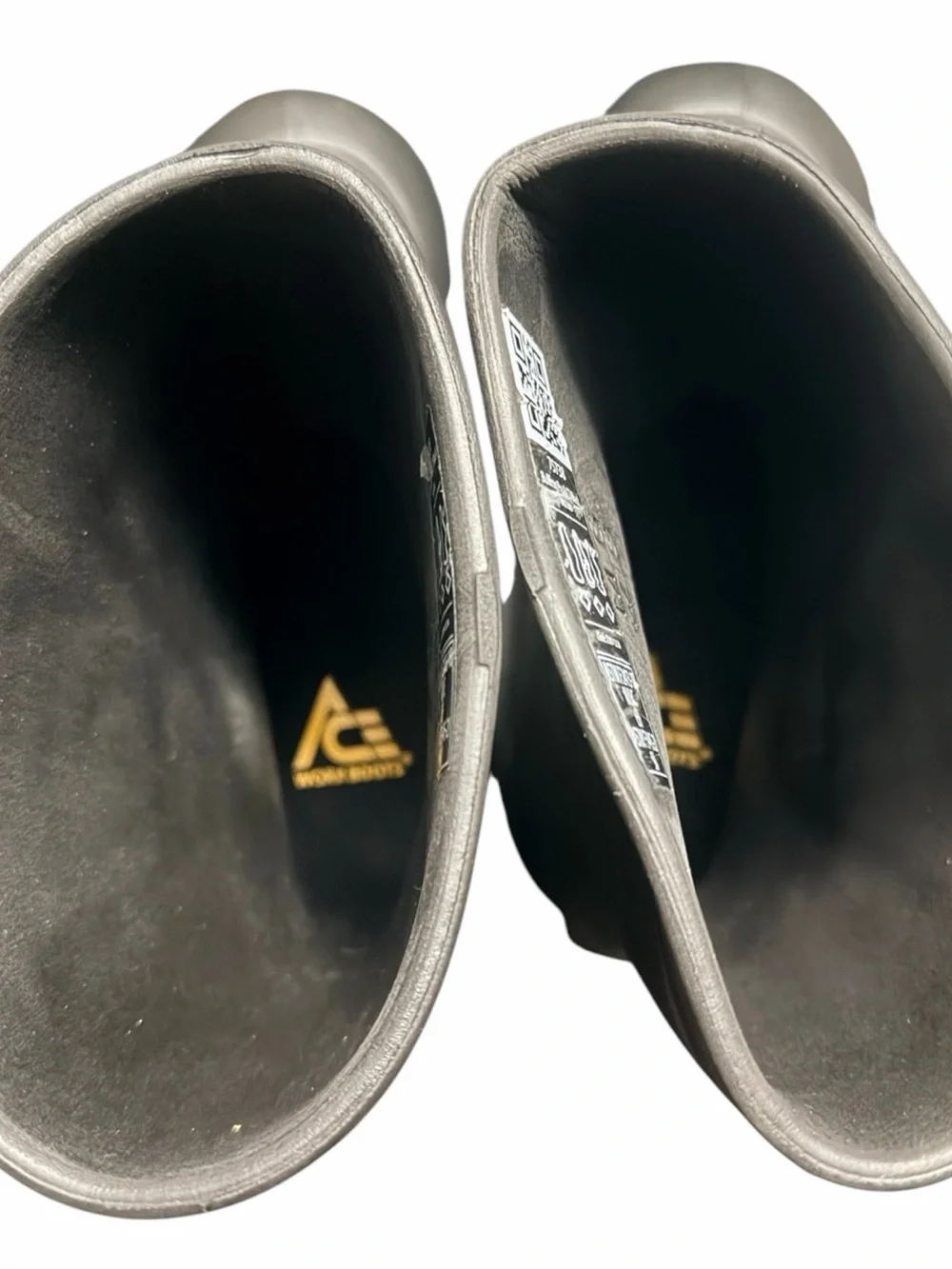 Men's Black Waterproof Rain & Snow Boots with Yellow Accent